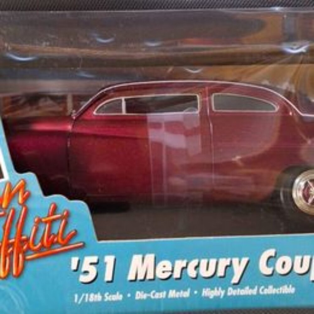 ERTL AMERICAN GRAFFITI LIMITED EDITION 51 MERCURY COUPE 1/18 Scale Die-cast Meta